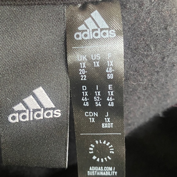 adidas Women's All SZN Fleece Sweatshirt 1X - Picture 7 of 10